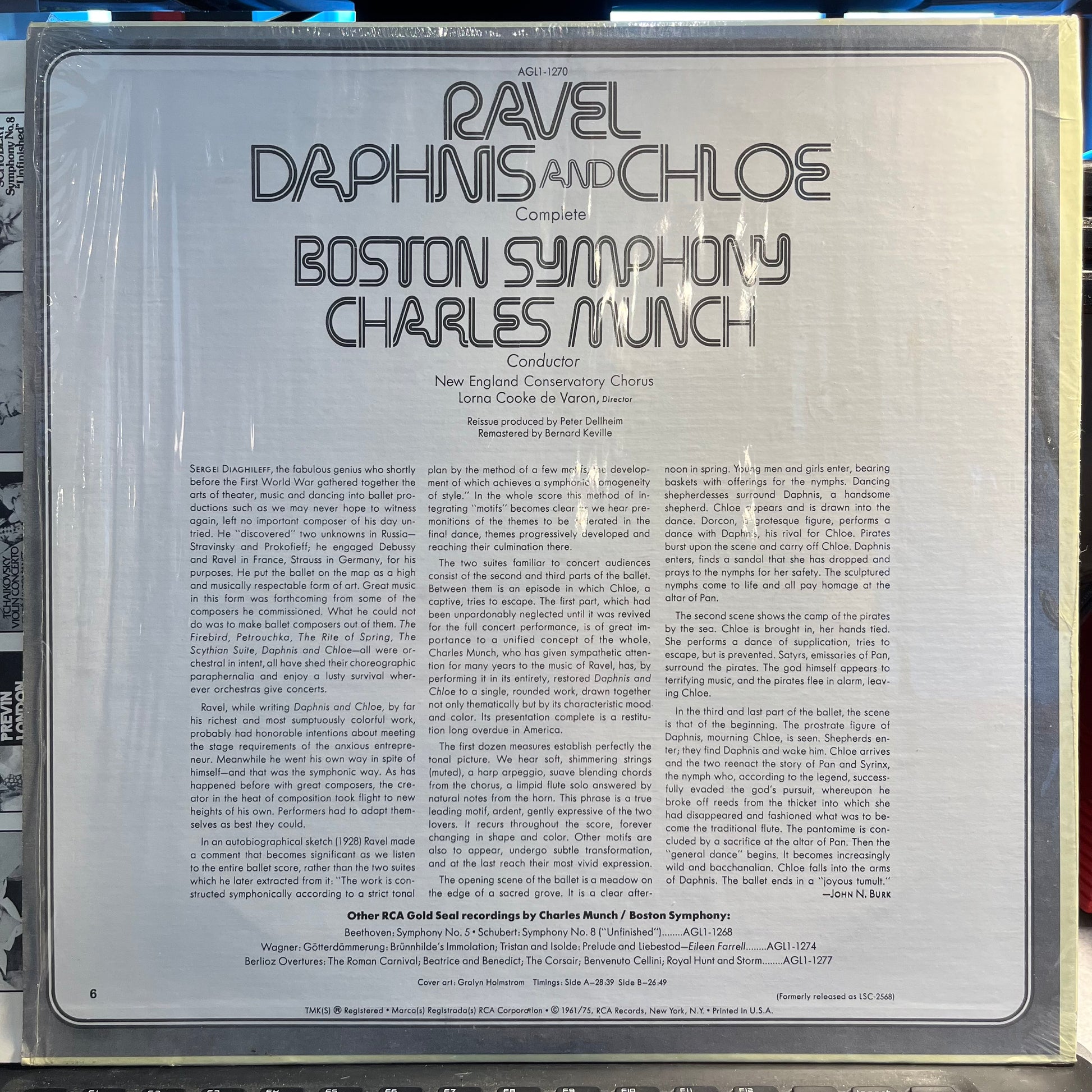 Maurice Ravel - Daphnis And Chloe Complete | Near Mint (NM) Near Mint (NM) - CLASSICAL / USED *NEAR MINT*