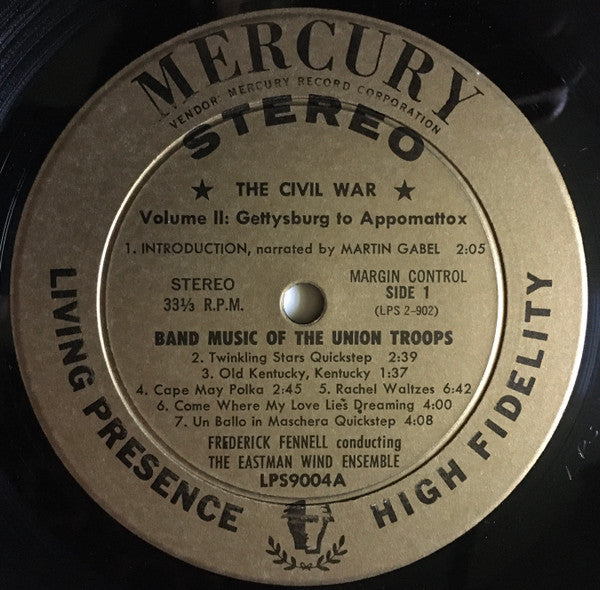 Frederick Fennell - The Civil War Its Music And Its Sounds Volume 2 | Near Mint (NM) Near Mint (NM) - CLASSICAL / USED *NEAR MINT*
