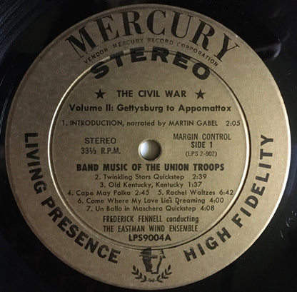 Frederick Fennell - The Civil War Its Music And Its Sounds Volume 2 | Near Mint (NM) Near Mint (NM) - CLASSICAL / USED *NEAR MINT*