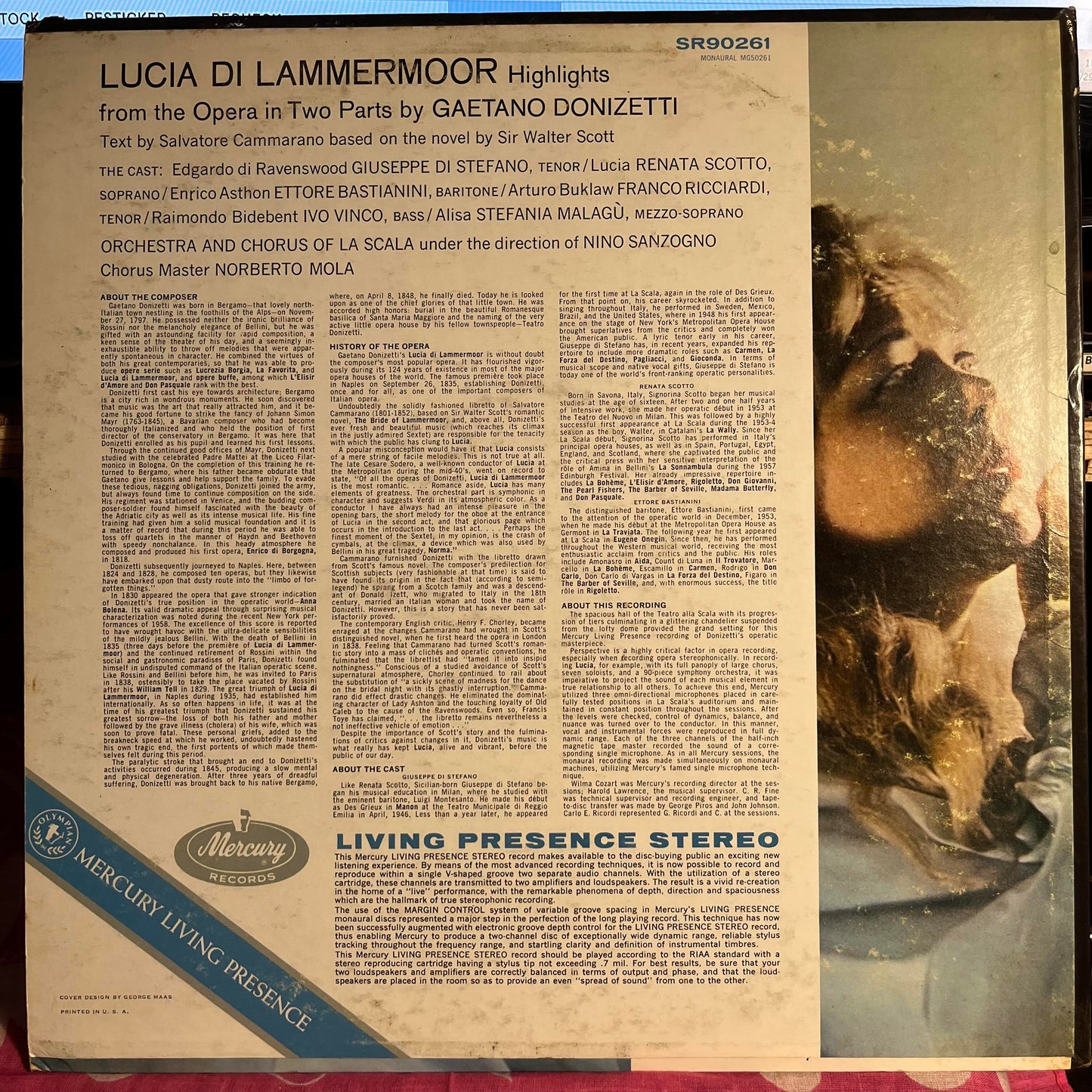 Teatro Alla Scala - Highlights From Lucia Di Lammermoor | Near Mint (NM) Near Mint (NM) - CLASSICAL / USED *NEAR MINT*