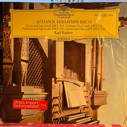 Johann Sebastian Bach - Toccata Und Fuge d-moll, BWV 565 · Triosonate Nr. 2 c-moll, BWV 526 · Präludium Und Fuge D-dur, BWV 532 · Fantasie Und Fuge g-moll, BWV 542 *SHRINK/GERMANY* | Near Mint (NM) Near Mint (NM) - CLASSICAL / USED *NEAR MINT*