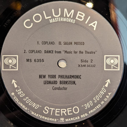 Leonard Bernstein - El Salón México / Appalachian Spring / Dance From "Music For The Theatre" *STEREO* | Near Mint (NM) Near Mint (NM) - CLASSICAL / USED *NEAR MINT*