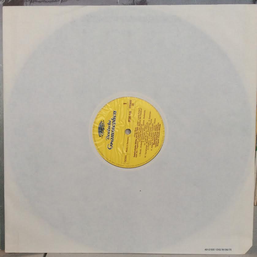 Lulu-Suite • Altenberg-Lieder Op. 4 • Drei Orchester-Stücke Op. 6 = Three Pieces For Orchestra, Op. 6 (VINYL) | Near Mint (NM or M-) Near Mint (NM or M-) - CLASSICAL / USED *NEAR MINT*