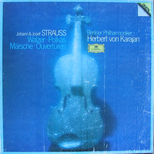 Berliner Philharmoniker Johann & Josef Strauss Walzer•Polkas•Märsche•Ouvertüren *BOX* LP Near Mint (NM or M-) Excellent (EX)