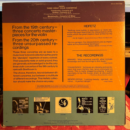 Three Great Violin Concertos | Near Mint (NM) Excellent (EX)