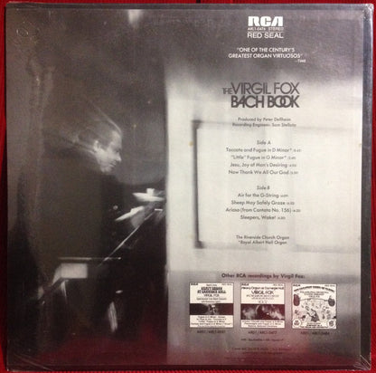 Virgil Fox - The Virgil Fox Bach Book | Near Mint (NM) Near Mint (NM) - CLASSICAL / USED *NEAR MINT*