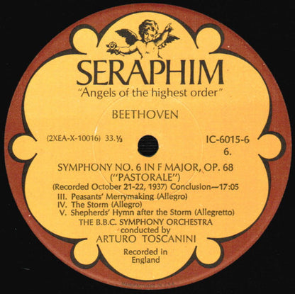 Arturo Toscanini - Beethoven: Symphonies Nos. 1, 4 & 6 ("Pastorale") *BOX* | Near Mint (NM) Excellent (EX) - CLASSICAL / USED *NEAR MINT*
