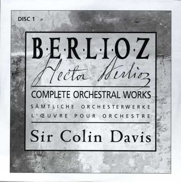 Hector Berlioz - Complete Orchestral Works · Sämtliche Orchesterwerke · L'œuvre Pour Orchestre (CD BOXSET Philips ‎– 456 143-2) | USED Near Mint (NM) Excellent+ (EX+) - CLASSICAL / USED *NEAR MINT*