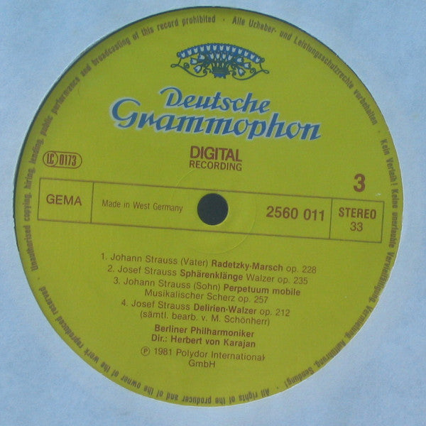 Berliner Philharmoniker - Johann & Josef Strauss Walzer•Polkas•Märsche•Ouvertüren *BOX* | Near Mint (NM) Excellent (EX) - CLASSICAL / USED *NEAR MINT*