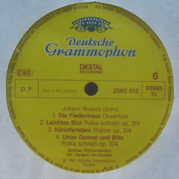 Berliner Philharmoniker - Johann & Josef Strauss Walzer•Polkas•Märsche•Ouvertüren *BOX* | Near Mint (NM) Excellent (EX) - CLASSICAL / USED *NEAR MINT*