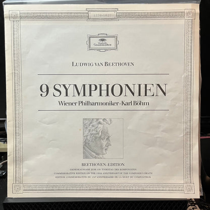 Ludwig Van Beethoven - Wiener Philharmoniker, Karl Böhm – 9 Symphonien (VINYL BOX 8xLP DEUTSCHE GRAMMOPHON R-205040 1977) | Near Mint (NM or M-) Near Mint (NM) - CLASSICAL / USED *NEAR MINT*