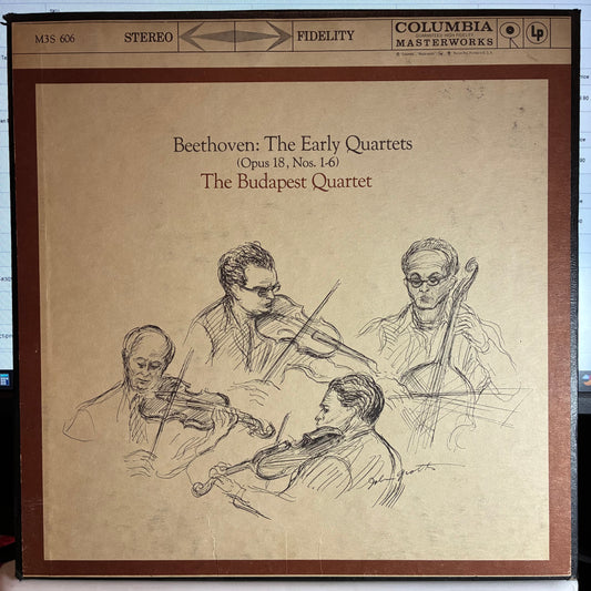 The Early Quartets, Opus 18, Nos. 1–6 (3x VINYL) | Very Good Plus (VG+) Very Good Plus (VG+) - CLASSICAL / USED *VERY GOOD+*