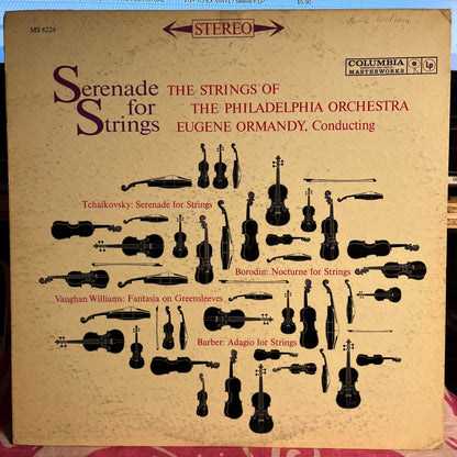 Eugene Ormandy - Serenade For Strings *STEREO* | Very Good Plus (VG+) Very Good (VG) - CLASSICAL / USED *VERY GOOD++*