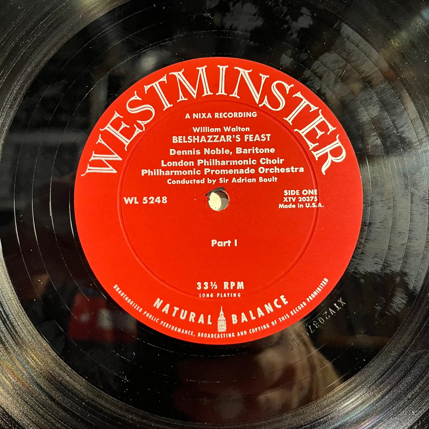 Sir William Walton - Belshazzar's Feast | Very Good Plus (VG+) Very Good Plus (VG+) - CLASSICAL / USED *VERY GOOD++*