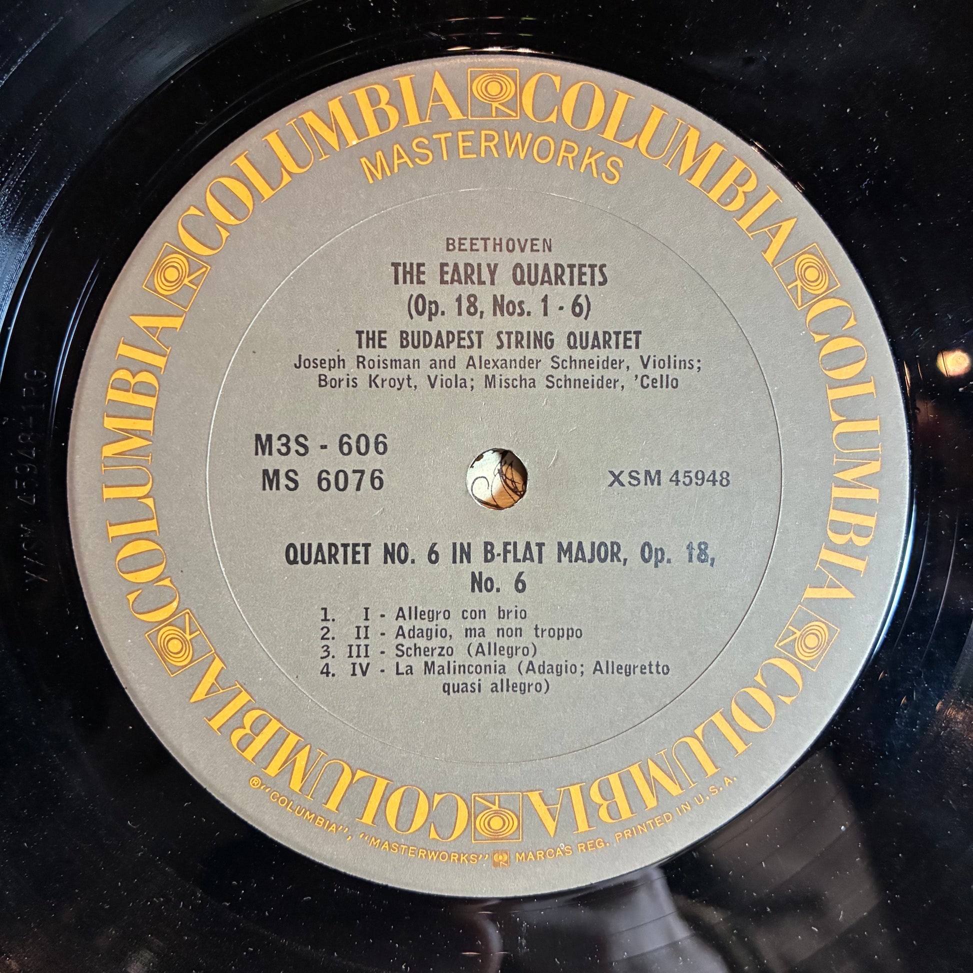 The Early Quartets, Opus 18, Nos. 1–6 (3x VINYL) | Very Good Plus (VG+) Very Good Plus (VG+) - CLASSICAL / USED *VERY GOOD+*