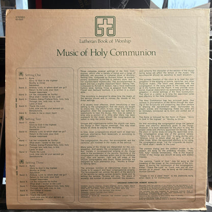 Lutheran Book Of Worship - Music Of Holy Communion (VINYL) | Very Good Plus (VG+) Excellent (EX) - CLASSICAL / USED *VERY GOOD+*