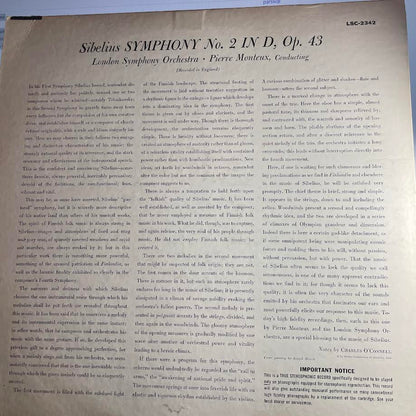 Symphony No. 2 (VINYL) | Very Good Plus (VG+) Excellent (EX) - CLASSICAL / USED *VERY GOOD+*