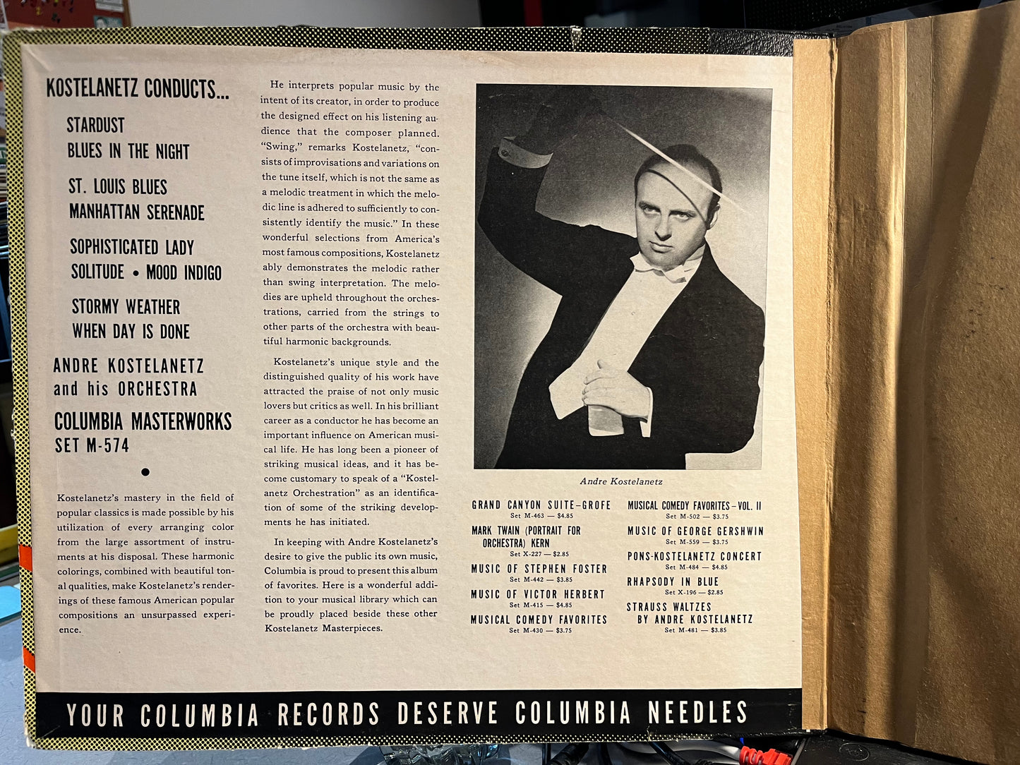 André Kostelanetz And His Orchestra - Kostelanetz Conducts... *4X 12" 78 RPM* | Very Good Plus (VG+) Very Good Plus (VG+) - CLASSICAL / USED *VERY GOOD++*