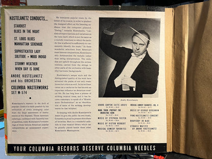 André Kostelanetz And His Orchestra - Kostelanetz Conducts... *4X 12" 78 RPM* | Very Good Plus (VG+) Very Good Plus (VG+) - CLASSICAL / USED *VERY GOOD++*