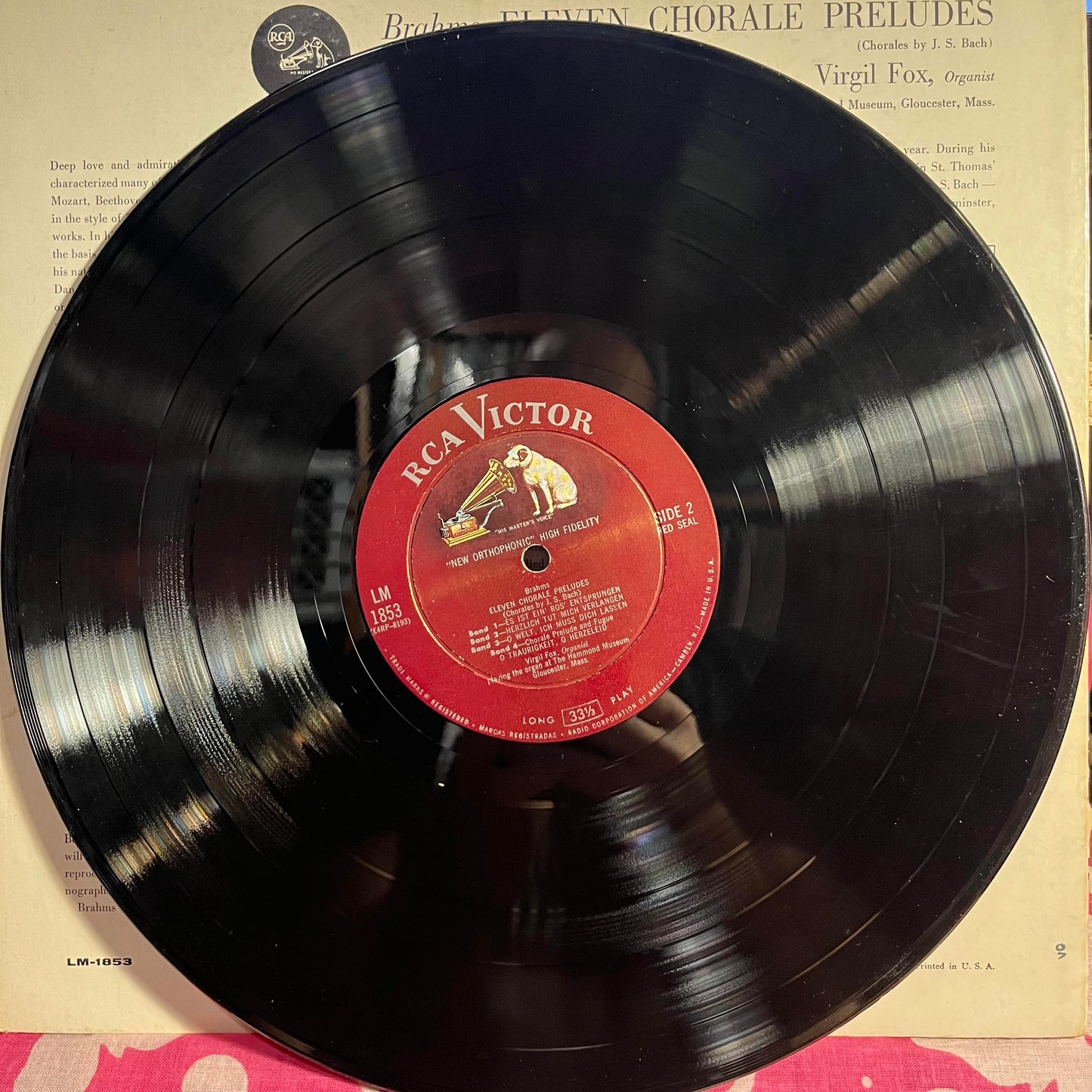 Johannes Brahms - Eleven Chorale Preludes (Complete) | Very Good Plus (VG+) Very Good Plus (VG+) - CLASSICAL / USED *VERY GOOD+*