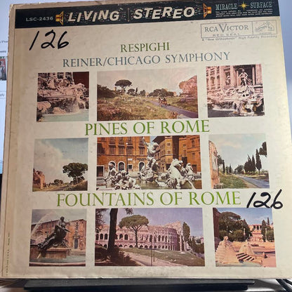 Pines Of Rome / Fountains Of Rome (VINYL) | Very Good Plus (VG+) Excellent (EX) - CLASSICAL / USED *VERY GOOD+*