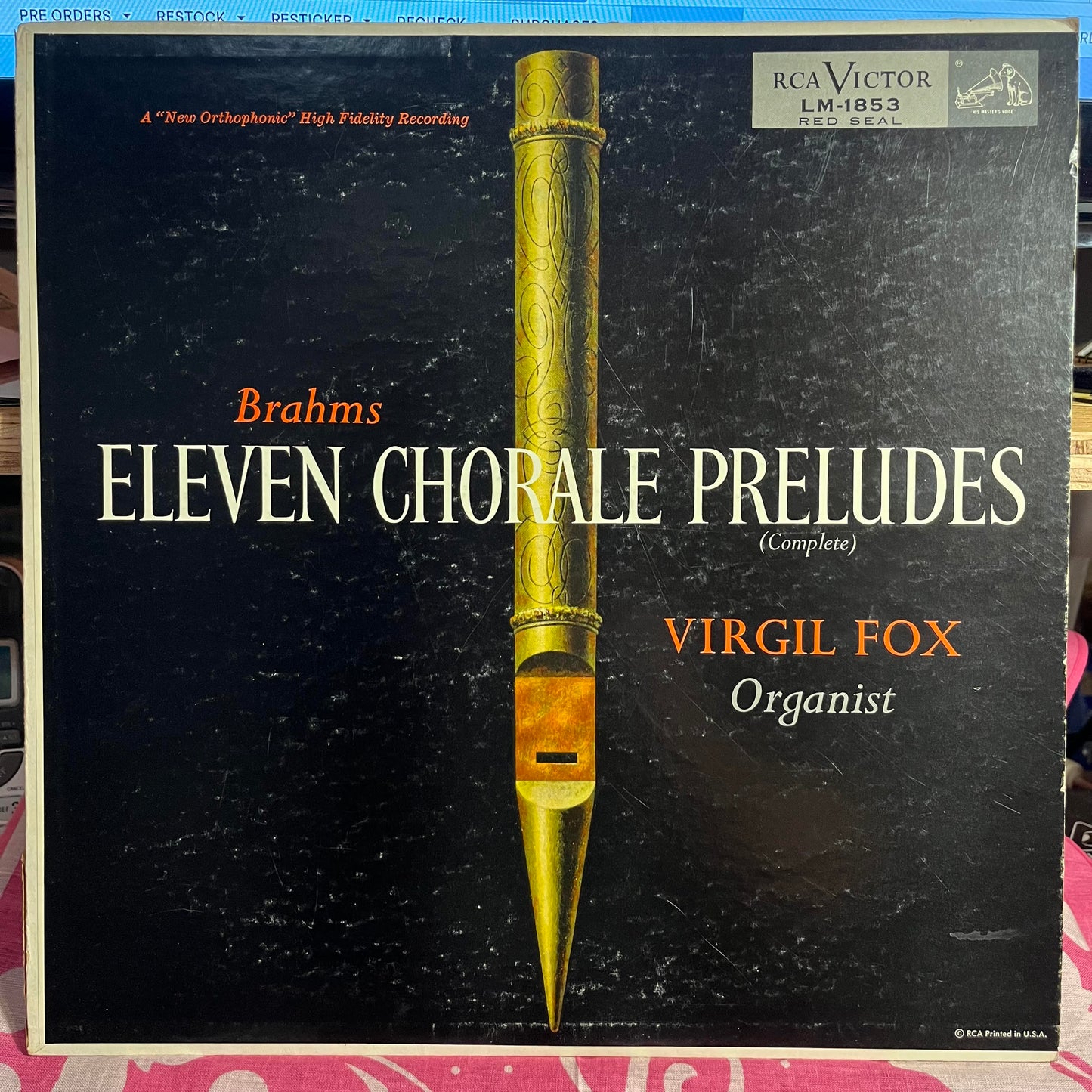 Johannes Brahms - Eleven Chorale Preludes (Complete) | Very Good Plus (VG+) Very Good Plus (VG+) - CLASSICAL / USED *VERY GOOD+*
