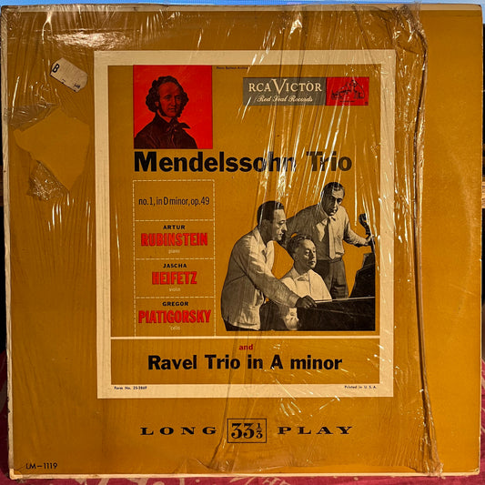 Felix Mendelssohn-Bartholdy - Trio / Trio In A Minor | Very Good Plus (VG+) Excellent (EX) - CLASSICAL / USED *VERY GOOD+*