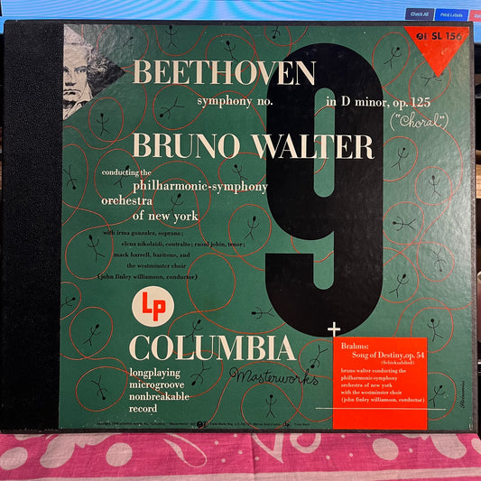 Ludwig Van Beethoven - Symphony No. 9 In D Minor, Op. 125 (Choral) / Song Of Destiny, Op. 54 (Schicksalslied) | Very Good Plus (VG+) Near Mint (NM) - CLASSICAL / USED *VERY GOOD++*