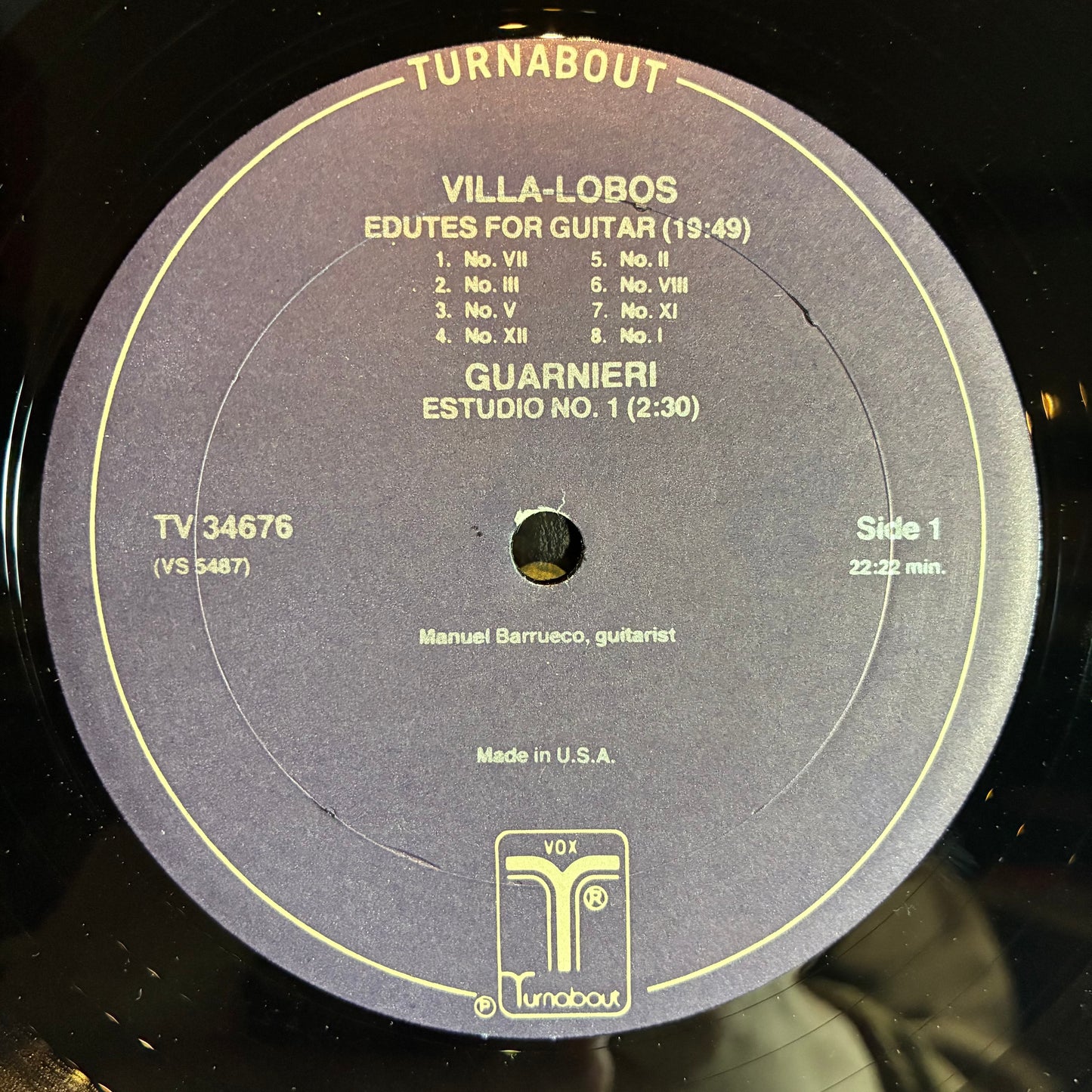 Works For Guitar (VINYL) | Very Good Plus (VG+) Excellent (EX) - CLASSICAL / USED *VERY GOOD+*