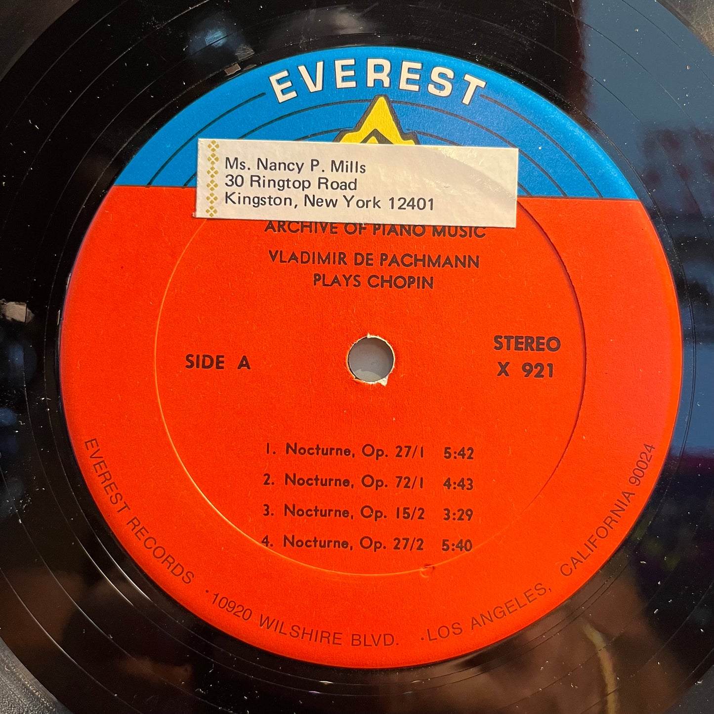 Vladimir De Pachmann Plays Chopin | Very Good Plus (VG+) Excellent (EX)