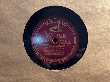 Concerto No. 2, In B Flat Major For Piano And Orchestra, Op. 83 *6X12" SHELLAC* | Very Good Plus (VG+) Very Good (VG)