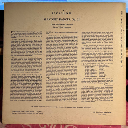 Slavonic Dances Opus 72 (Complete) | Very Good (VG) Excellent (EX)