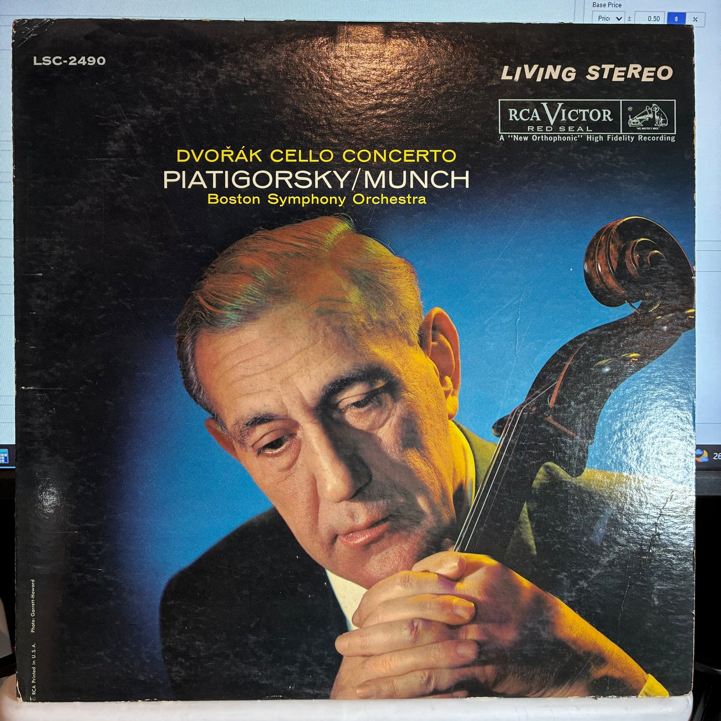 Cello Concerto (VINYL) | Very Good (VG) Very Good Plus (VG+) - CLASSICAL / USED *VERY GOOD*