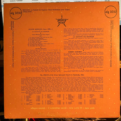 Olivier Messiaen - La Nativité du Seigneur | Very Good (VG) Very Good Plus (VG+) - CLASSICAL / USED *VERY GOOD*