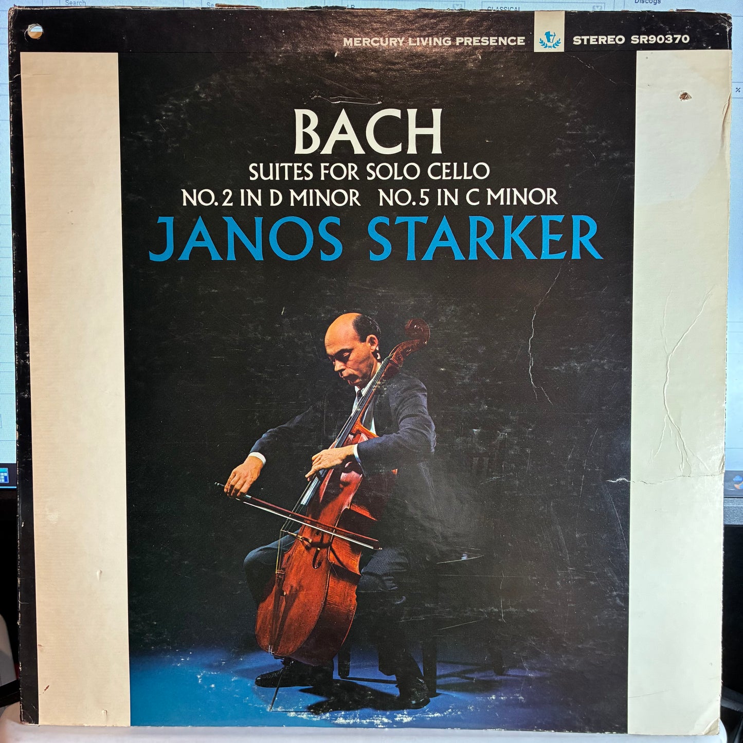 Suites For Solo Cello No.2 In D Minor No.5 In C Minor (VINYL) | Very Good (VG) Very Good (VG) - CLASSICAL / USED *VERY GOOD*