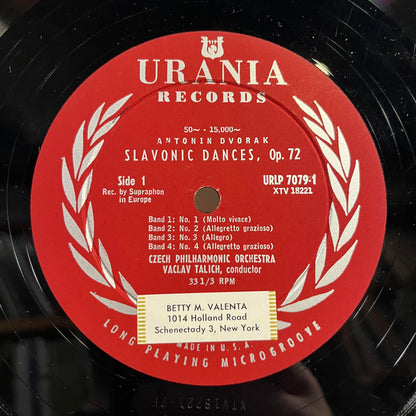 Slavonic Dances Opus 72 (Complete) | Very Good (VG) Excellent (EX)