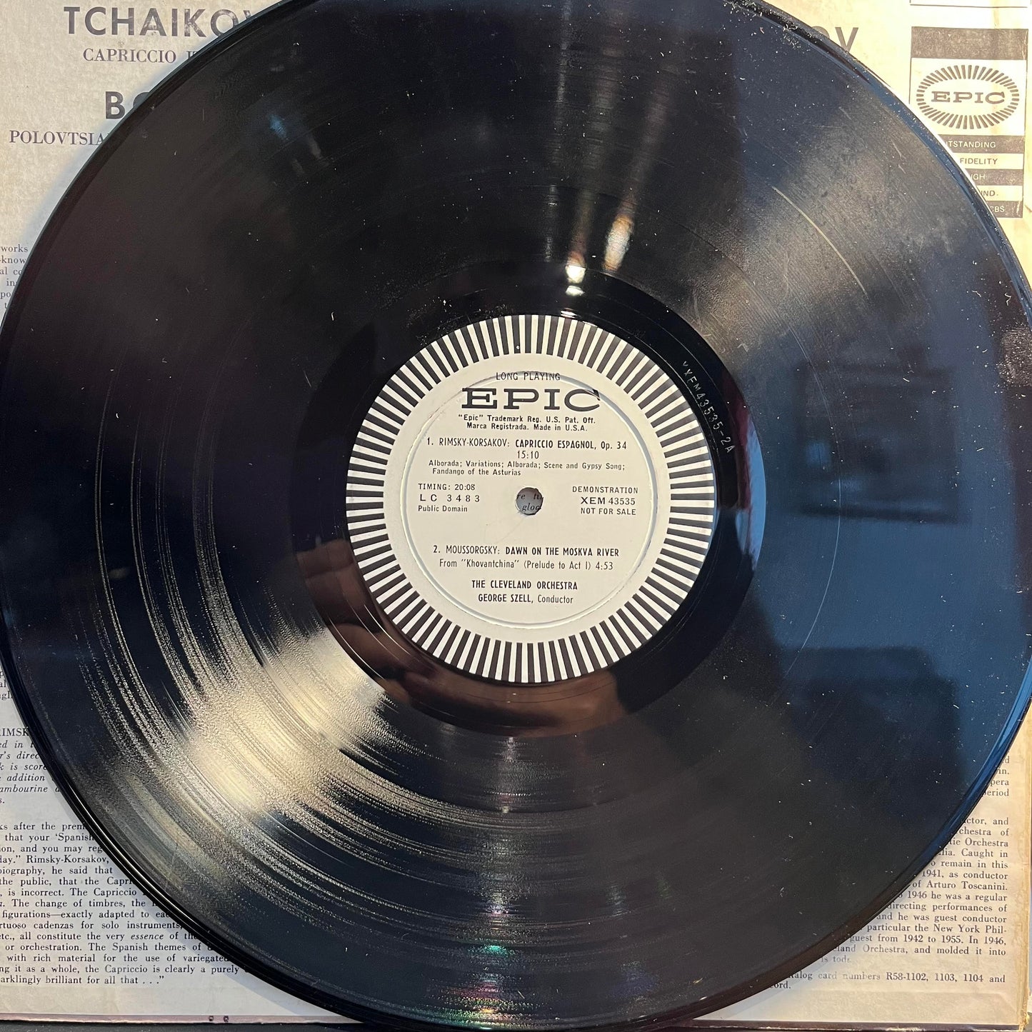 Szell Conducts Russian Music *MONO/PROMO* | Very Good (VG) Very Good (VG)