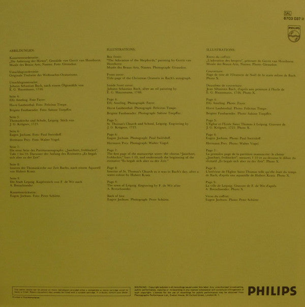 Johann Sebastian Bach - Weihnachts-Oratorium | Near Mint (NM) Near Mint (NM) - CLASSICAL / USED