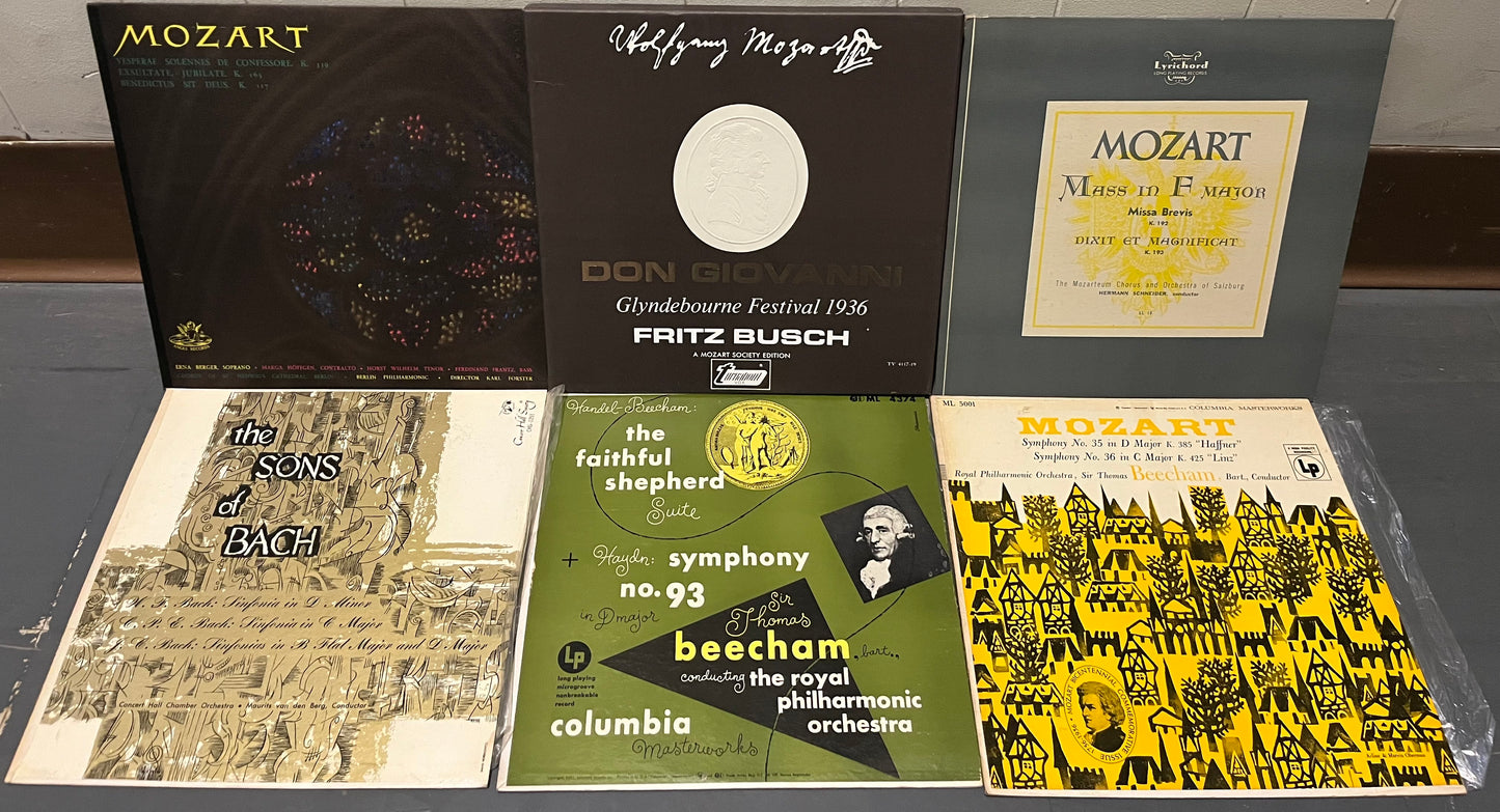 Va - 6 CLASSICAL VINYL RECORD LPS / ALL EX+ TO NM (LIKE NEW) | Near Mint (NM or M-) Near Mint (NM) - CLASSICAL *USED*