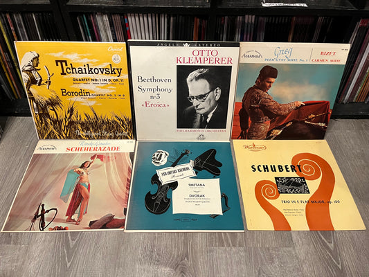 6 VINYL LPS / LOT / COLLECTION | Excellent (EX) Excellent (EX) - CLASSICAL / USED