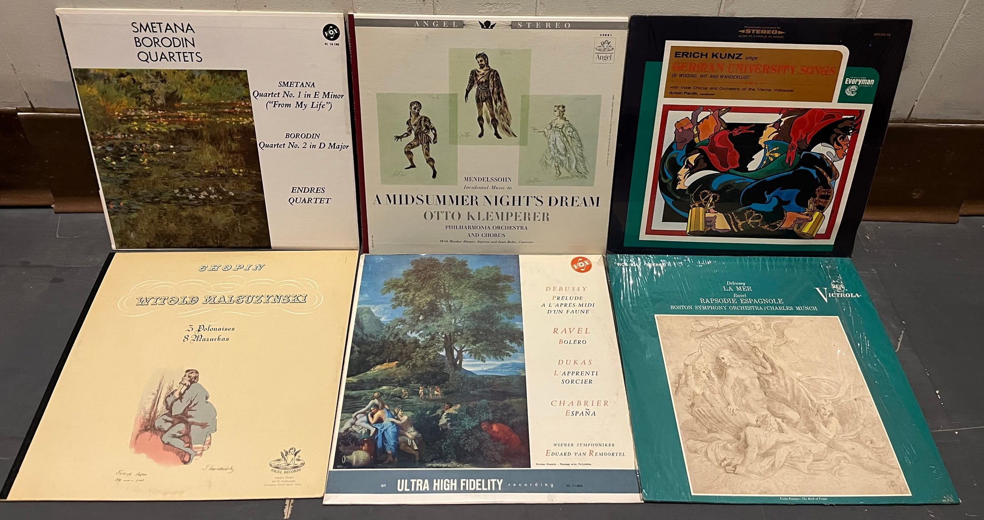 Va - 6 CLASSICAL VINYL RECORD LPS / ALL EX+ TO NM (LIKE NEW) | Near Mint (NM or M-) Near Mint (NM) - CLASSICAL *USED*