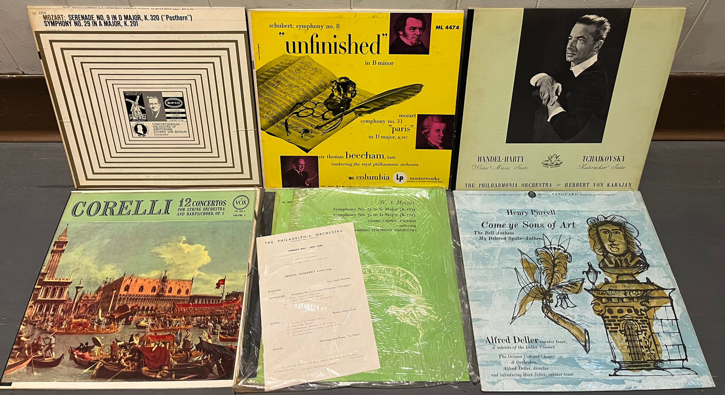 Va - 6 CLASSICAL VINYL RECORD LPS / ALL EX+ TO NM (LIKE NEW) | Near Mint (NM or M-) Near Mint (NM) - CLASSICAL *USED*
