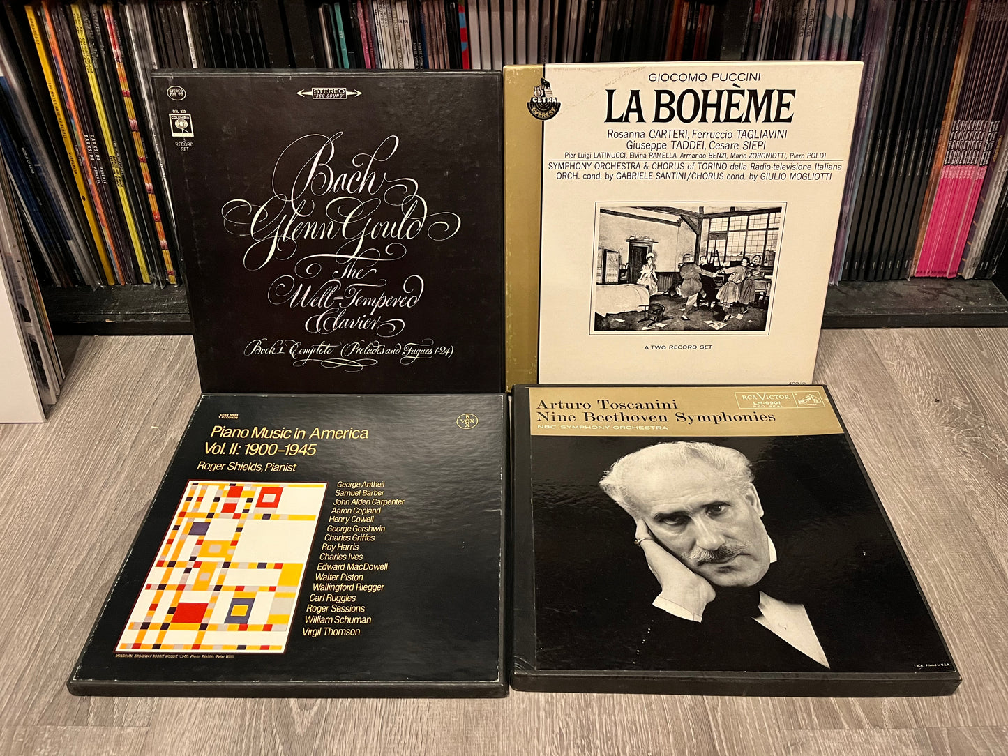 4 VINYL BOX LPS / LOT / COLLECTION | Very Good Plus (VG+) Very Good Plus (VG+) - CLASSICAL / USED