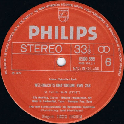 Johann Sebastian Bach - Weihnachts-Oratorium | Near Mint (NM) Near Mint (NM) - CLASSICAL / USED