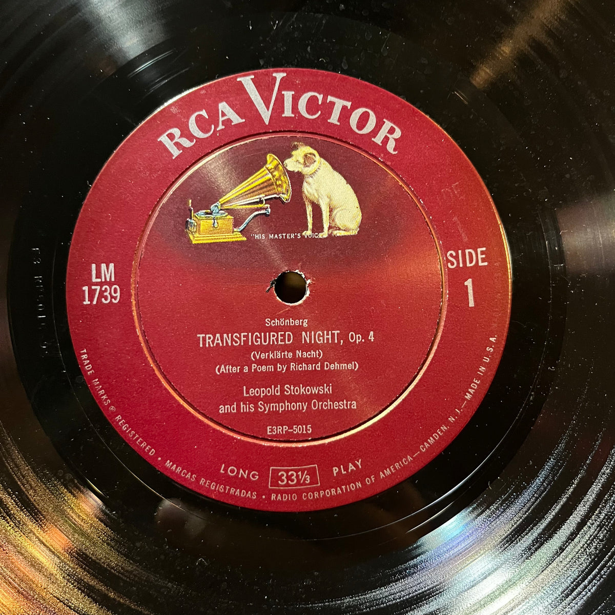 Schönberg* / Vaughan Williams* - Stokowski*, Leopo - Transfigured Night / Fantasia On A Theme By Thomas Tallis (VINYL LP) | USED Near Mint (NM or M-) Near Mint (NM or M-) CLASSICAL
