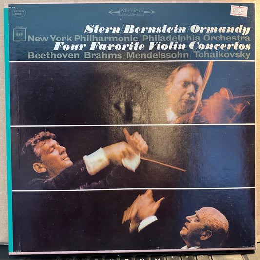 Isaac Stern Four Favorite Violin Concertos *BOX* 3xLP + Box Near Mint (NM or M-) Near Mint (NM or M-)