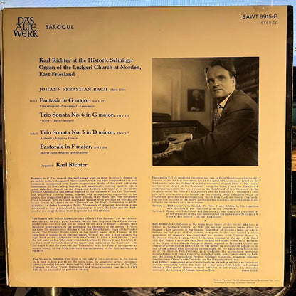 Johann Sebastian Bach - The Historic Schnitger Organ Of The Ludgeri Church | Near Mint (NM) Near Mint (NM) - CLASSICAL / USED *NEAR MINT-*