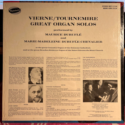 Louis Vierne / Charles Tournemire Great Organ Solos *SHRINK* | Near Mint (NM) Near Mint (NM)