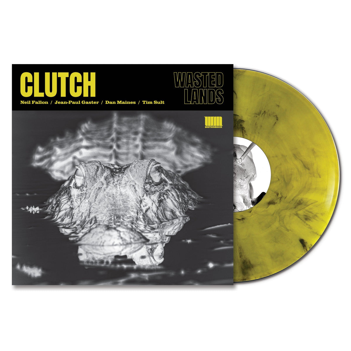 Clutch - Wasted Lands (Indie Exclusive) [Yellow Black Marble Vinyl] |
