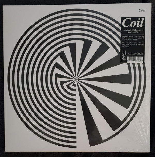 Coil Constant Shallowness Leads To Evil Dais Records 2xLP, Album, RE Mint (M) Mint (M)